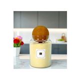 mafa home Ahşap Top Kapaklı Cam Saklama Kavanozu 800 Ml Un Etiketi Hediyeli