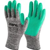 Mafel Mf-80 Yeşil Lateks Camcı Iş Güvenlik Eldiven - 10/xl - 1 Çift - Paket - Çok Renkli