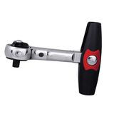 Mafsallı T Kol Cırcır Kolu 72 Diş 1/4"