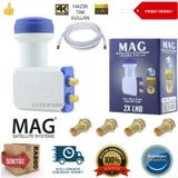 Mag 2'li Philips Chip'li Lnb + 30 M Mag Anten Kablosu