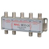 Mag 5-2500 1/8 Uydu Dağıtıcısı Splitter MG-1511 - Ahşap