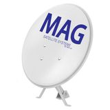 Mag 70 cm Ofset Çanak Anten 10'lu Paket (Küçük Mount)
