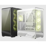 Mag Pano 130R Pz Temperli Cam 3X120mm Reverse Argb 1X120mm Argb Fan Atx Panoramik Gaming Bilgisayar Kasasi