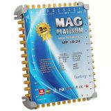 Mag Platinum Mp 10/24 Multiswitch - 10 Giriş 24 Çıkışlı Merkezi Uydu Santrali Hybrid 4K Ve 3D Destekli