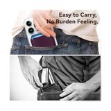 Mag-Safe Manyetik Cüzdan 17/16/15/14/13/12 Serileri ile Uyumlu, Güçlü Mıknatıslı Kartlık, Rfıd Korumalı, Premium Deri, 3 Kart Kapasiteli, Ince ve Hafif Tasarım – Mor - Option-1 - Var