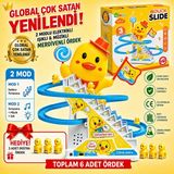 Mag X Yeni Nesil Işıklı Müzikli Merdiven Tırmanan 6 Küçük Ördek 3+ Yaş Eğitici ve Eğlenceli Çocuk Oyuncak Seti - Sarı