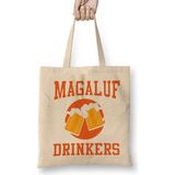 Magaluf Drinkers Cheers Beers Bez Çanta Uzun Saplı - Açık Bej - 40 X 40
