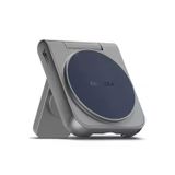 Magduo 2İn1 Katlanabilir 15W Telefon Ve 2.5W Saat Masaüstü Hızlı Şarj Standı - Lacivert