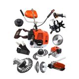 Mager 52 Cc Benzinli Çim Biçme Tırpan Makinası Çapa Aparatlı 4 Başlık Full+Full