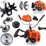 Mager 52 cc Benzinli Yan Tip Tırpan Motor Gücü 2,58 hp Çapalama Aparatı ve Dört Başlık Set