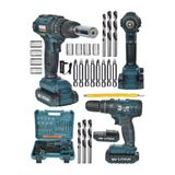 Mager Germany Thechonology 58 W Şarzlı Vidalama Matkap+Dark Blue Gator Grip Soket
