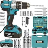 Mager Xr 58 Wat. Germany Technolgy Darbeli Matkap 30 Parça Usta Seti+Salyangoz Spral Ucu