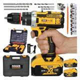 Mager ZY-03G 12 V Çift Akülü 24 Parça Darbeli Matkap