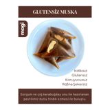 Magi Glutensiz Muska , Rafine Şekersiz | İçi Fındık Ezmeli, Geleneksel Sağlıklı Atıştırmalık 400gr