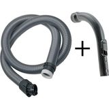 Magic Bags | Miele ile Uyumlu Complete C3 Silence Flex Elektrikli Süpürge Hortumu Ve Tutma Sapı Seti
