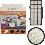 Magic Bags | Rowenta Ro 6951 X-Trem Power Cyclonic Uyumlu Hepa Filtre ve Sünger Filtre Seti - İkili Set
