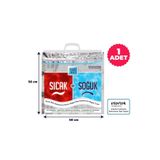 Magic Cool Bag 1 Adet Taşınabilir Sıcak-Soğuk Termos Çantası-Termal Torbası 50*50*10 cm