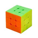 Magic Cube Neon Renkli 3X3 Zeka Küpü - Hızlı Dönen Eğitici Stres Küpü (Çocuk Ve Genç Serisi)