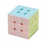 Magic Cube Pastel Renkli Zeka Küpü 3X3x3 - Hızlı Çözüm Akıcı Stres Küpü (5.5 Cm)