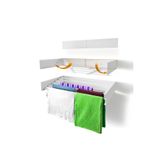 Magic Dryer Eliz 70cm Çamaşır Kurutma Askısı - Duvara Monte Kurutmalık Beyaz