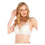 Magic Form Askısı Dantelli Push Up Destekli Sütyen - 4289, Ekru, 70C