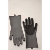 Magic Gloves Sihirli Bulaşık Eldiveni Mutfak Banyo Temizleme Fırçası Oto Ev Iş - Gri