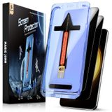 MAGIC JOHN Samsung Galaxy S23 Plus/ S23+ (6,6 inç) için 2'li Paket Gizlilik Ekran Koruyucu Temperli Cam, Kabarcıksız, Otomatik Toz Giderme Kurulumu, Çizilmez, Casus Önleyici