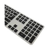 Magic Keyboard A1243 Uyumlu Klavye Koruyucu Türkçe Q Baskılı Us Uk Ingilizce Enter Tipi Uyumlu Ince Mat Tpu Silikon Kaplama Kolay Tak Çıkar Yıkanabilir Siyah