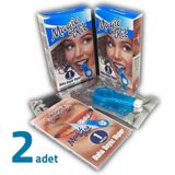 Magic Kit Diş Beyazlatıcı Diş Lekesi Temizleme Kiti 2'li + 5 Yedek Silgi