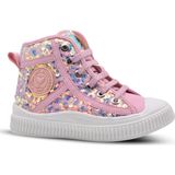 Magic Kız Çocuk Pullu ve Bağcıklı Pembe Renk Sneaker