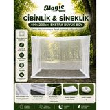 Magic Lady Aile Boy Ekstra Büyük Cibinlik & Sineklik 400x200 cm Yüksek Kaliteli Polyester Malzeme