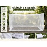 Magic Lady Ekstra Büyük Boy Cibinlik & Sineklik 400X200CM Beyaz Yırtılmaya Dayanıklı Polyester