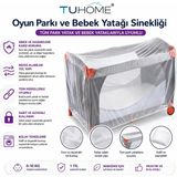 Magic Lady Oyun Parkı TAM BOY Yatak ve Bebek Yatağı Sinekliği [ Bütün Yataklara Uyumlu ] - Beyaz