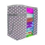 Magic Lady Yıldız Desenli Mega Boy Antrasit Pencereli Hurç - 1 Adet - 65x48x48