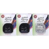 Magic Locks Akıllı Bağcık Yuvarlak 3\'lü Set - Siyah - Siyah - Beyaz