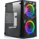 Magic Mikro Atx 2 Rainbow Fanlı Mesh Panel Akrilik Gaming Oyuncu Bilgisayar Kasası (0, Watt) - Genel