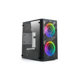Magic Mikro Atx 2 Rainbow Fanlı Mesh Panel Akrilik Gaming Oyuncu Bilgisayar Kasası (0, Watt)