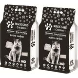 Magic Sand Aktif Karbon Kedi Kumu 10LT x 2 Adet
