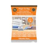Magic Saver Bag 1 Adet Xlarge Beden (55x90)Cm Premium Vakumlu Yorgan,Yastık,Giyim,Battaniye Hurcu