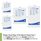 Magic Saver Bag 14'lü Vakumlu Poşet Seti 1
