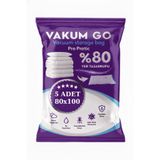 Magic Saver Bag 5 Adet XXL Beden (80x100)Cm Premium Vakumlu Yorgan,Yastık,Giyim,Battaniye Hurcu