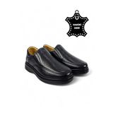 MAGIC SHOES Erkek Siyah Hakiki Deri Ortopedik Kışlık Ayakkabı