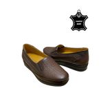 MAGIC SHOES Günlük Kadın Lastik Bağçıklı Siyah Renk Hakiki Deri Comfort Tam Ortopedik Anne Ayakkabısı