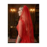 Magic Tiara Boncuk Kenar Detaylı Gelin Duvağı – Romantik ve Şık Dokunuş