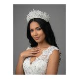Magic Tiara Gösterişli Taşlı Prenses Tacı – Kına ve Nişan Geceleri İçin