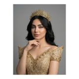 Magic Tiara Gösterişli Taşlı Prenses Tacı – Kına ve Nişan Tacı