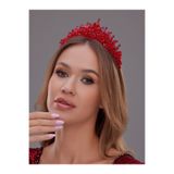 Magic Tiara Kristal Taşlı Gelin Tacı – Işıltılı ve Gösterişli Saç Aksesuarı