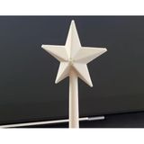 Magic Wand Salt Shaker - Sihirli Değnek Şeklinde Eğlenceli Tuzluk ve Baharatlık Seti - Yıldız Tasarımlı Yaratıcı Mutfak Gereci - Dekoratif Baharat Serpiştirici