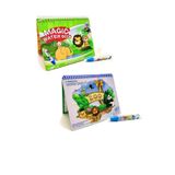 Magic Water 2'li Set Sihirli Boyama Kitabı Water Painting Intimate Sulu Boya Orman Hayvanları Ve Zoo