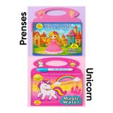 Magic Water 2'li Set Unicorn ve Peri Prenses Water Painting - Sihirli Özel Kalem Ile Boyama Kitabı